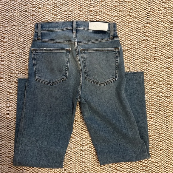 Redone Jeans Stovepipe with raw edge hem - Picture 5 of 5
